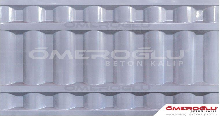 Esnek Desenli Plastik Beton Duvar Kalıbı - Bahçe & Peyzaj