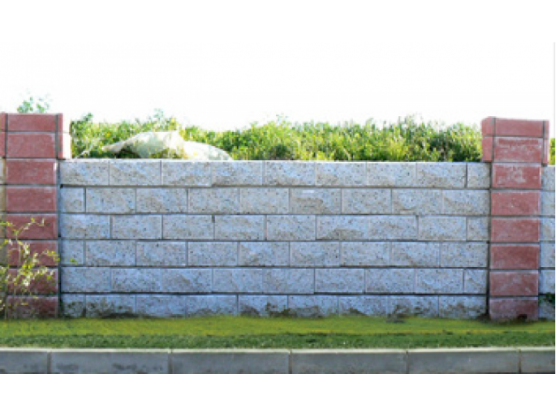 Patlatma Briket Kaplamalı Bahçe Duvar Paneli