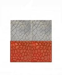 40x40 Gri Örümcek Desenli Beton Kaldırım Taşı