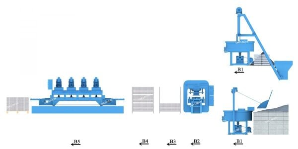 Production Process of Terrazzo Tiles