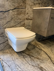 Bien Dor Kanalsız Asma Klozet + Salvo Monoslim Yavaş Kapanır Kapak