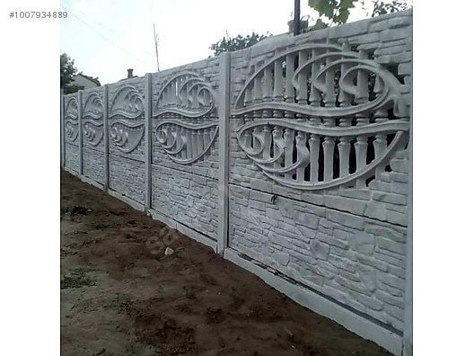 Beton bahçe duvarı m2 fiyatı ve Desenli beton bahçe duvarı m2 fiyatı