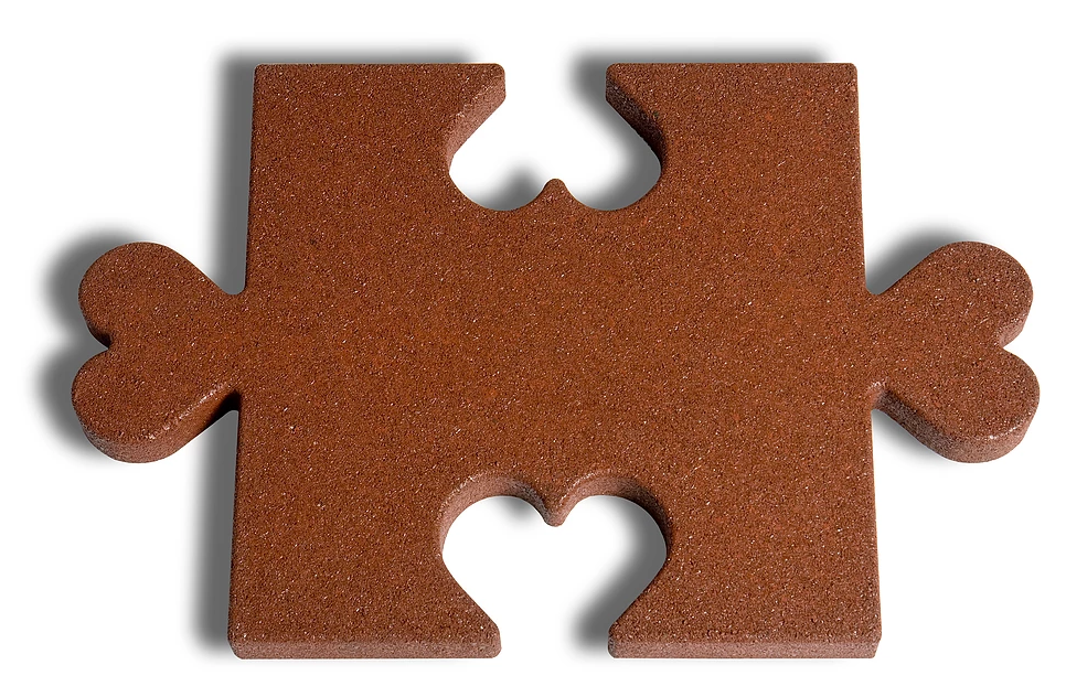 Puzzle Kauçuk Zemin Kaplama