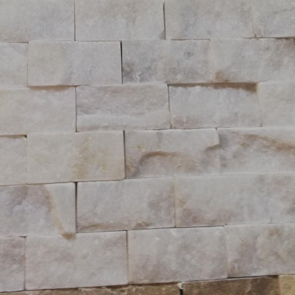 5x10 Patlatma Taş Beyaz Fileli