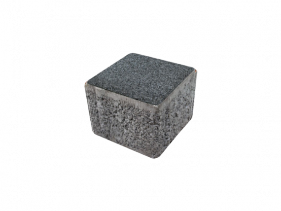Siyah Kumlamalı Küp Taşı | Şık Dış Mekan Zemini