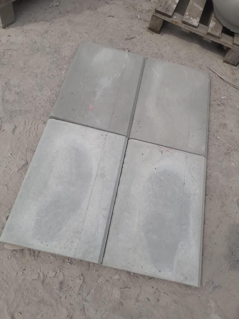 34x50x4 Gri Beton Harpuşta