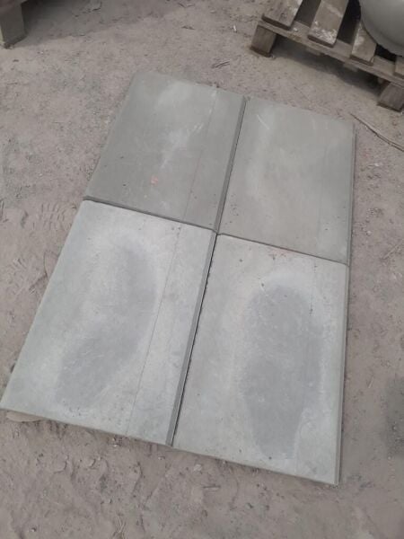34x50x4 Gri Beton Harpuşta