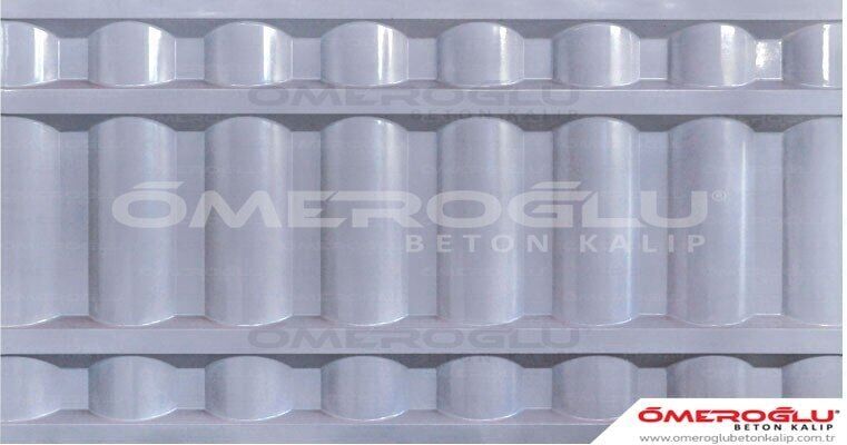 Esnek Desenli Plastik Beton Duvar Kalıbı - Bahçe & Peyzaj