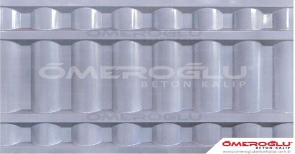 Esnek Desenli Plastik Beton Duvar Kalıbı - Bahçe & Peyzaj