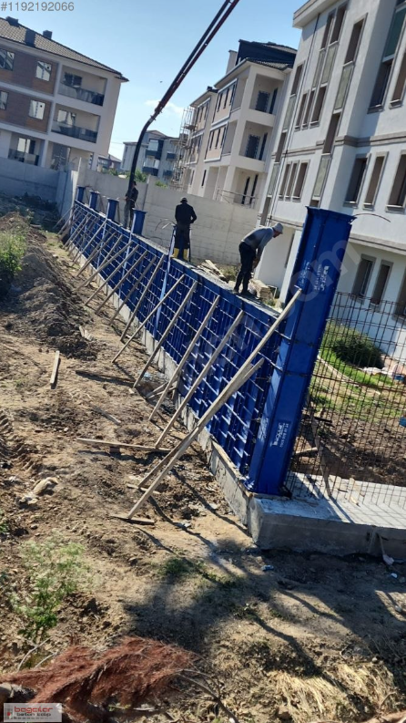 Güçlendirilmiş İstinat Beton Kalıbı - Kuşaksız & Askersiz Sac Sistem