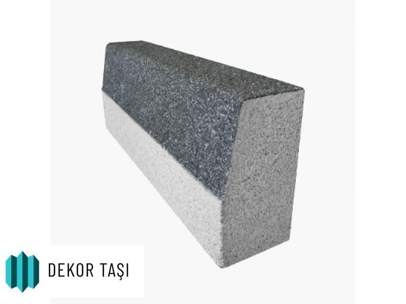 Bazalt Kumlamalı Yol Bordürü