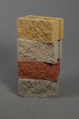 Kırmızı Tam Dolu Beton Briket