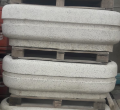 Bahçelievler Beton Saksı | Oval Modern Tasarım | Dış Mekan Peyzaj Saksısı