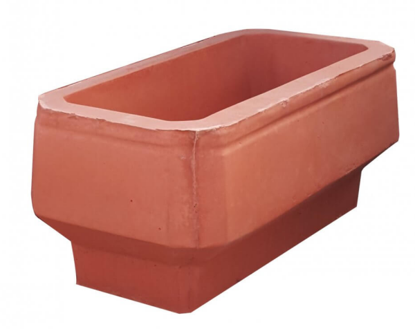 Beton Saksı 90x40x45 cm | Modern Peyzaj Saksısı | Dış Mekan Beton Saksı