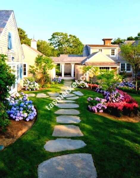 Doğal Serbest Boy Sarı-Gri Kayrak Duvar Kaplama Taşı (Ton/M² Fiyatı İçin Arayınız)