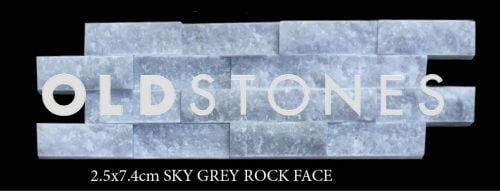 2,5x7,4 CM Patlatma Taş Sky Grey Rock Face