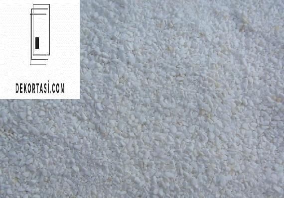 Mozaik İrmik Taş 25 Kg Beyaz | Terrazzo ve Mozaik Zemin Taşı