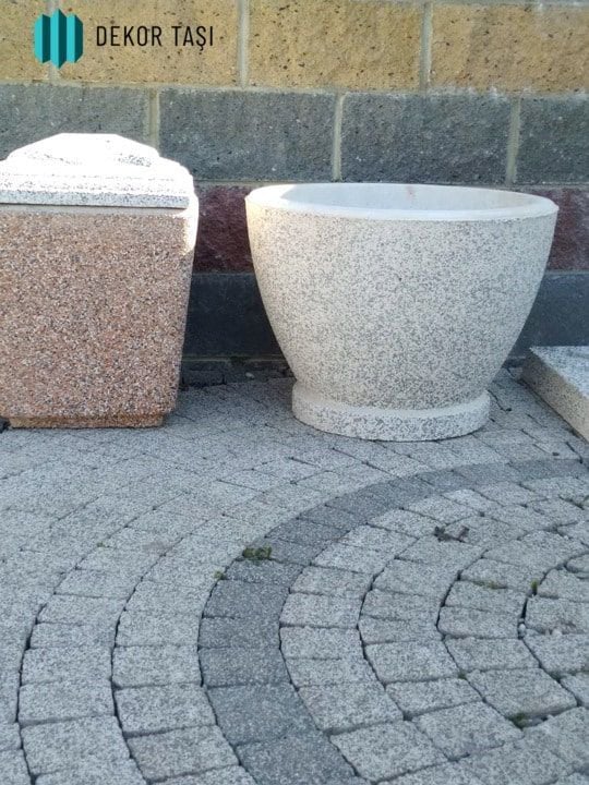 Malatya Modeli Beton Saksı - Geniş Oval Tasarım