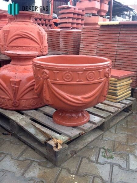 Erzurum Modeli Beton Saksı - Klasik Tasarım