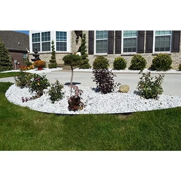 Yumurta Dolomit Beyaz 6-10 cm Cilalı Peyzaj Taşı