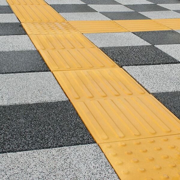 Görme Engelli Zemin Taşı 40x40x4-6-8 cm | Hissedilebilir Yüzey Taşı