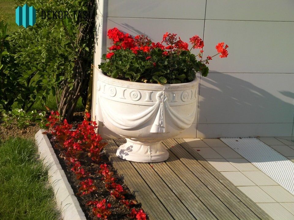 Zonguldak Modeli Beton Saksı - Klasik Tasarım