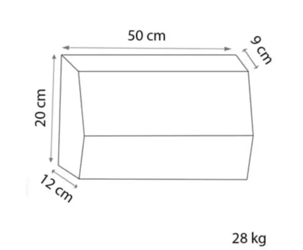 50×20×10 Beton Bahçe Bordürü Fiyatı | Dayanıklı ve Estetik Bordür Taşı
