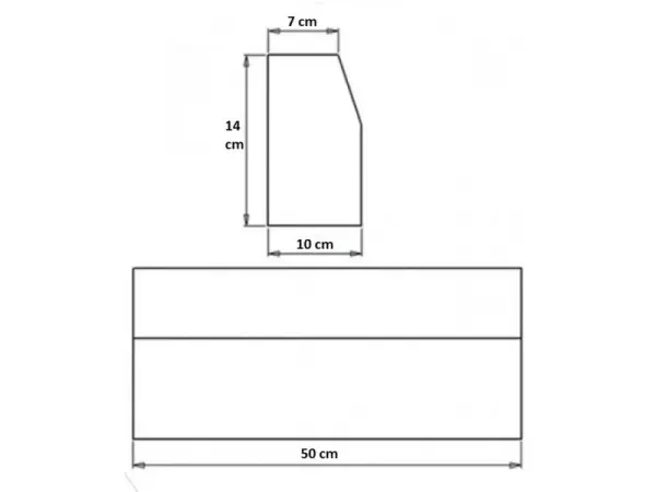 Limonluk Bordür Taşı Adet Fiyatı | 50×14×9 cm Beton Bordür
