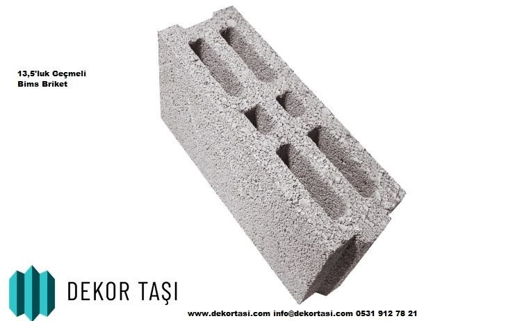 TBL 13,5 G 13,5x39x18,5 İki Sıra Boşluklu 6 Gözlü Blok