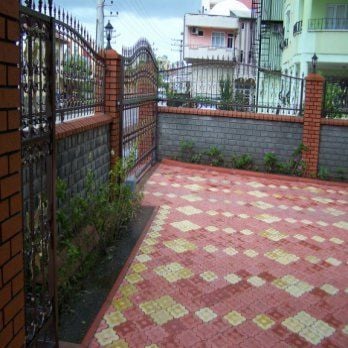 ZAMBAK Parke Taşı 4.5 cm (Kırmızı-Sarı Kombinasyon)