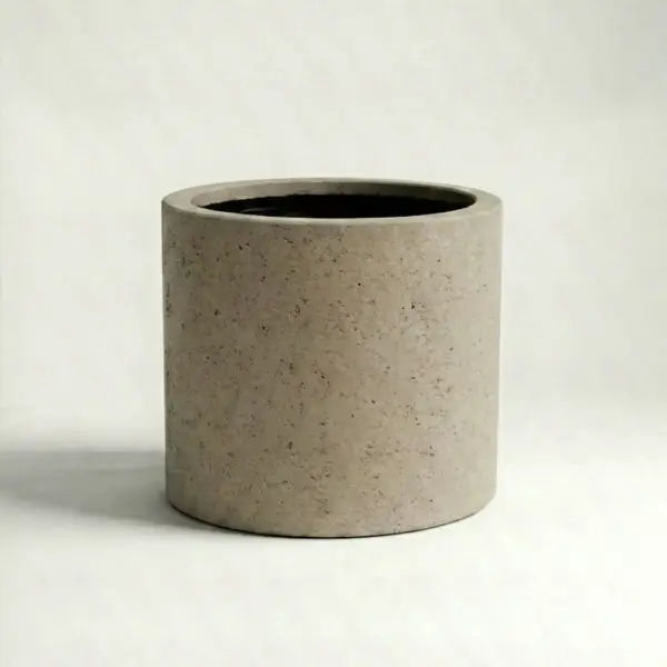 Silindir Beton Saksı 60x60x60 cm