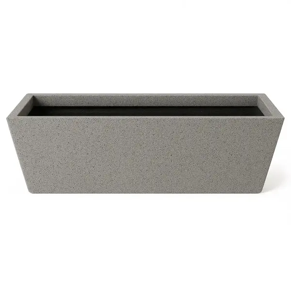 Modern Beton Balkon Saksısı – 10 / 15 / 20 / 30 / 40 Litre Dekoratif Uzun Saksı Modeli
