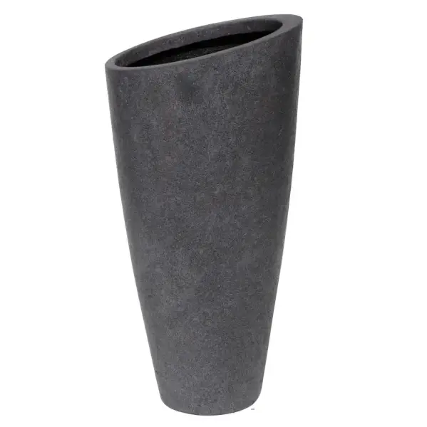 Modern Dekoratif Büyük Beton Saksı 42x80 cm – İç ve Dış Mekan Tasarım Saksısı