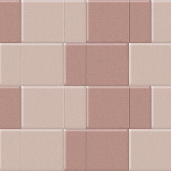 Parke Taşı 2'li Tuğla Formu 6 CM (Pembe & Bej Tonları)