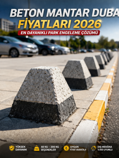 Beton Mantar Duba Fiyatları 2026 | En Dayanıklı Park Engelleme Çözümü
