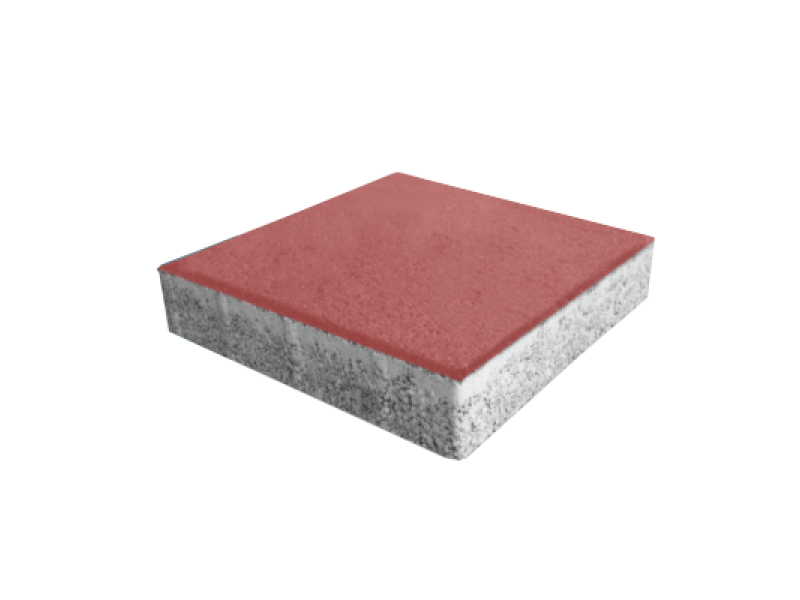 Plak Taşı 30x30x8 cm (Kırmızı)