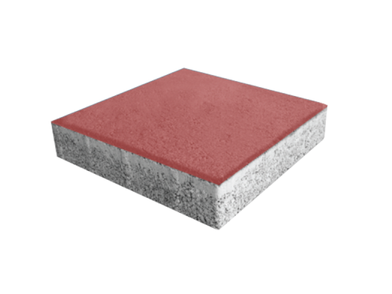 Plak Taşı 20x20x8 cm (Kırmızı)