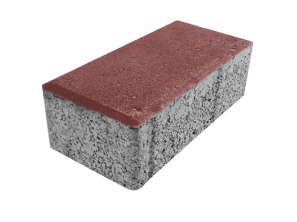 Kırmızı Prizma Taşı 10x20 | Canlı Dış Mekan Zemini