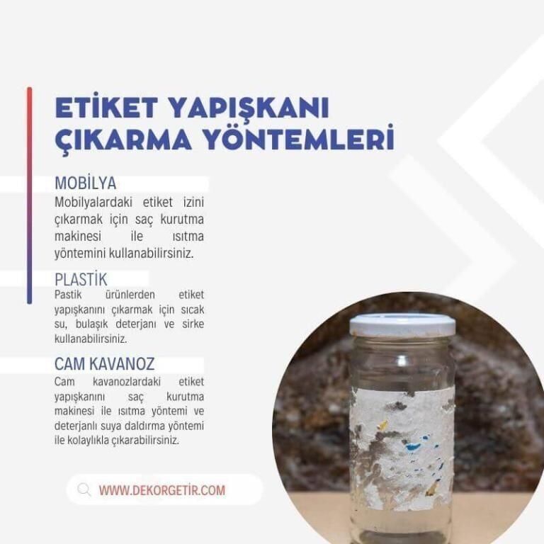 Hızlı yapıştırıcı camdan nasıl çıkar