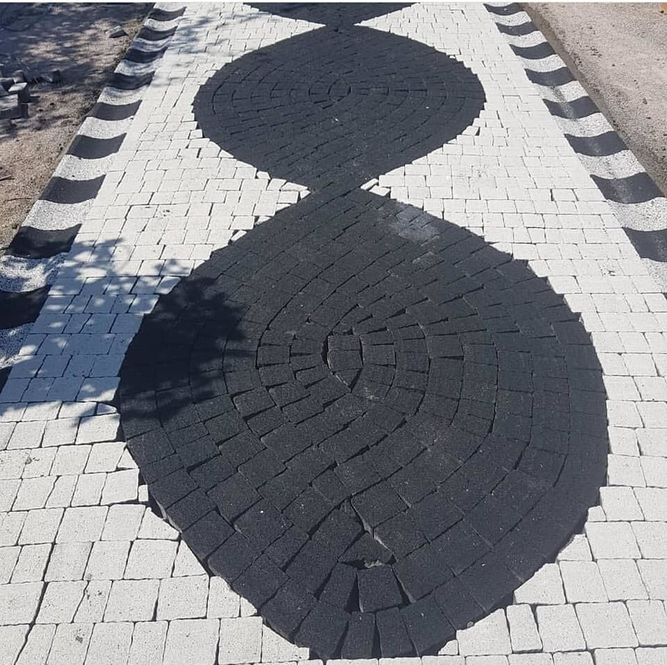 Kumlamalı Parke Taşı (Çeşitli Renk ve Şekil Seçenekleri)