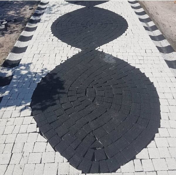 Kumlamalı Parke Taşı (Çeşitli Renk ve Şekil Seçenekleri)