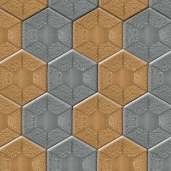 İTHAL ALTIGEN 6 CM Dış Mekan Beton Parke Taşı (Gri & Kahve Karışık)