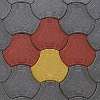 Deniz Anası Parke Taşı 4.5 cm (Çok Renkli Bahçe Karosu)