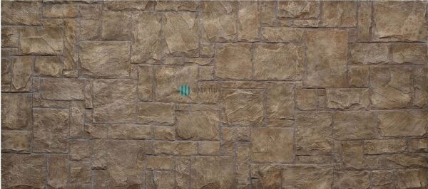 Kahverengi Kayrak Taş Duvar paneli
