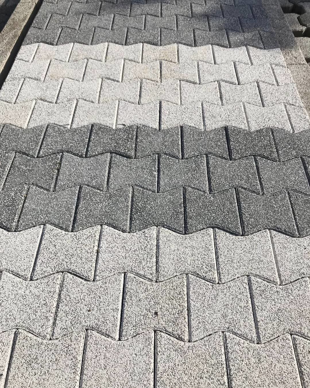 Kumlamalı Dekor Kilit Taşı (Desenli Kumlamalı Parke)