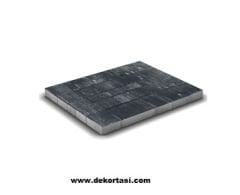 Renk Karışımı Parke Taşı Siyah
