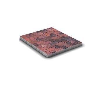 Renk Karışımı Parke Taşı Kırmızı