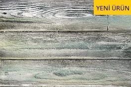 Eskitilmiş Ahşap Desenli Sıralı Akça Fiber Duvar Paneli
