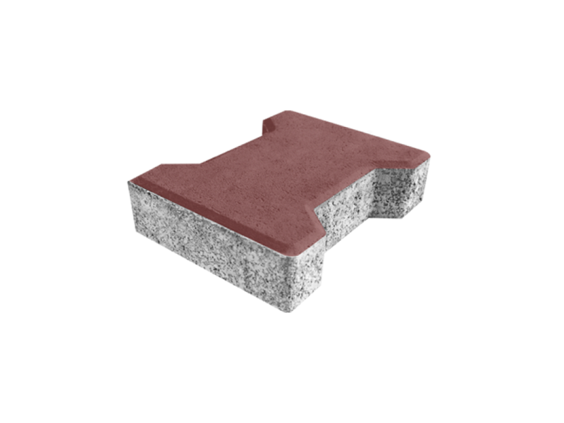 Kırmızı Kilit Parke Taşı 6 cm
