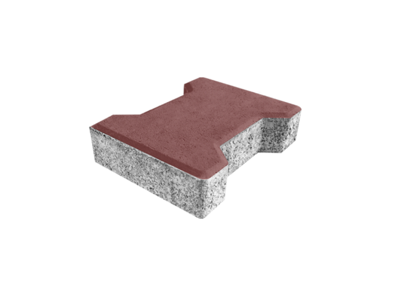 Kırmızı Kilit Parke Taşı 6 cm